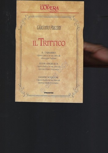 Trittico puccini opera - trittico,